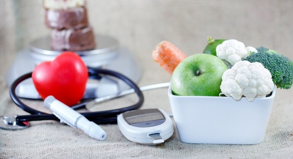 Patiënten met diabetes moeten snoep verlaten ten gunste van groenten en fruit